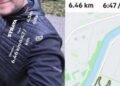 Бігун із Києва намалював новий маршрут «Мова» — до Дня української писемності