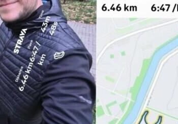 Бігун із Києва намалював новий маршрут «Мова» — до Дня української писемності