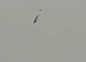 Історія з відео дрона із російським триколором над Києвом отримала продовження: поліція підтвердила запуск невідомого безпілотника