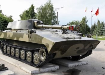 Десантники показали видео уничтожения российской САУ «Гвоздика» на Курщине