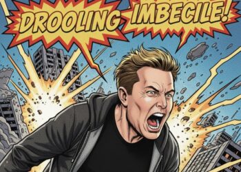 Маск назвал Сикорского «слюнявым имбецилом» из-за Украины и Starlink