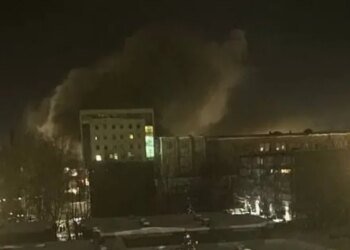 В Тамбовской области РФ дроны атаковали завод «Прогресс», производящий компоненты для ракет и авиации. ВИДЕО